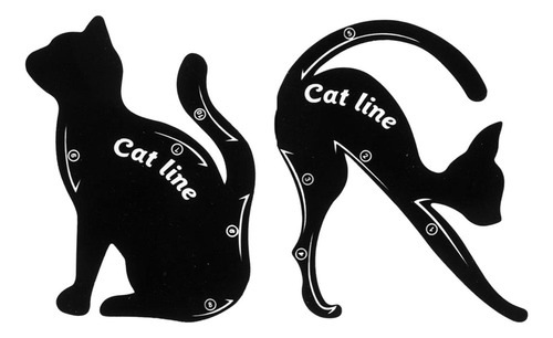 6 Ferramenta De Sombra Reutilizável Para Gato, Estêncil De