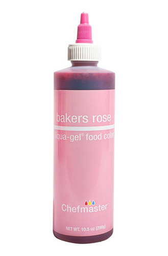 Chefmaster - Rosa Pastel / Backers Rose Liqua-gel 10.5 Oz