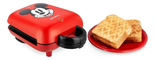 Waflera Sandwichera Atma Minnie Mouse Disney 2en1 Color Rojo Rojo