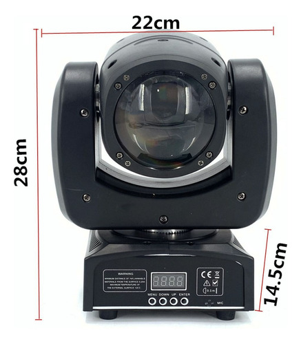Kit 4 Moving Head Spot Light Led Profissional Dmx Strobo 5r