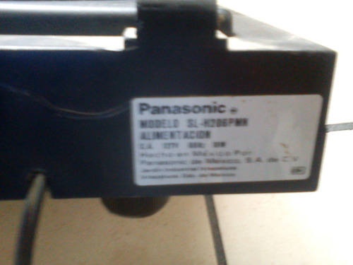 Tornamesa Panasonic Sl-h206pmn Negro Y Gris (Usado)
