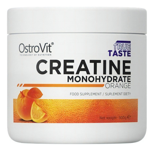 Creatine Monohydrate 300grs 120 Servicios - Ostrovit Sabor Orange