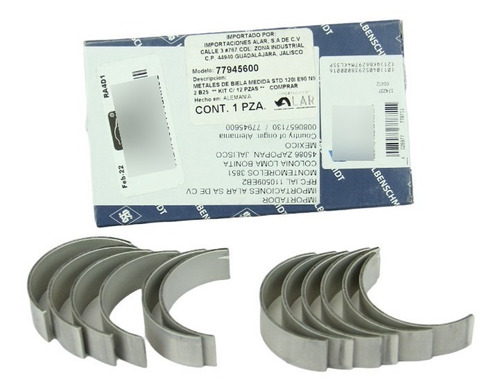 Metales De Biela Medida Std Bmw 120i E81 E87 2005 A 2011