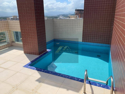Imagem 19 de 30 de Cobertura À Venda, 229 M² Por R$ 1.800.000,00 - Vila Guilhermina - Praia Grande/sp - Co0028