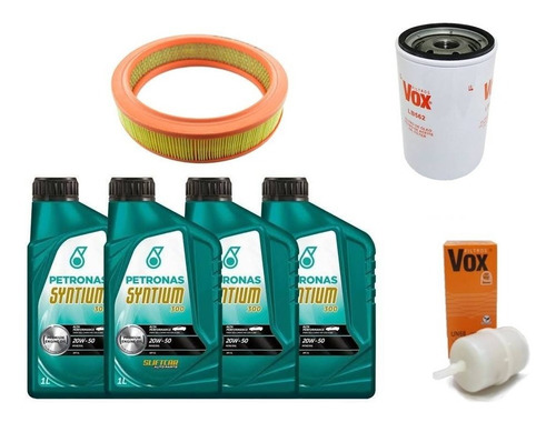 Kit Oleo Troca+filtros Motor Ap 1.6 1.8 2.0 Carburado 20w50