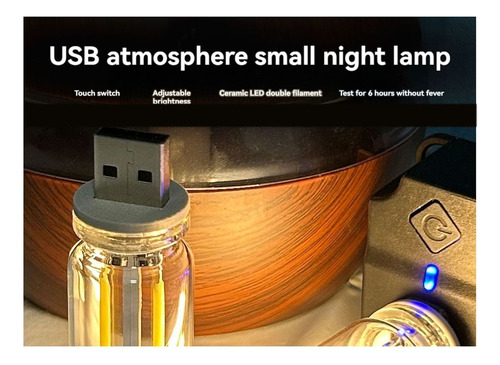 Luces Atmosféricas Usb Para Interiores De Coche, Bombilla Le