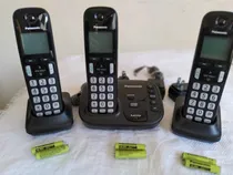Comprar Teléfono Con Base Y Dos Auxiliares Inalambricos Panasonic. 