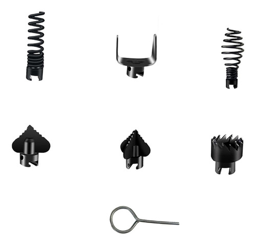 Conjunto De Cabeças De Corte Para Limpeza Preto 7 Unidades