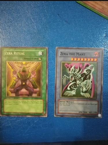 Cartas Yu-gi-oh. Zera Ritual Y Zera The Mant 