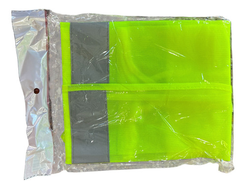 Chaleco Reflectivo Reglamentario De Seguridad Moto Auto Tela Amarillo Xl