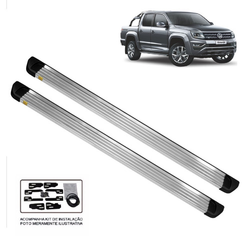 Estribo Amarok Cd 2010 A 2018 Plataforma Polido 