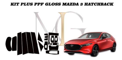 Kit Plus Ppf Mazda 3 Hatcback Automático
