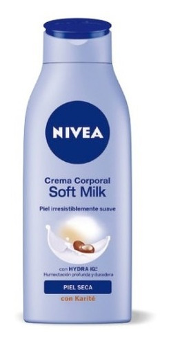 Imagen 1 de 1 de Crema Corporal Nivea Soft Milk Piel Seca 400 Ml.
