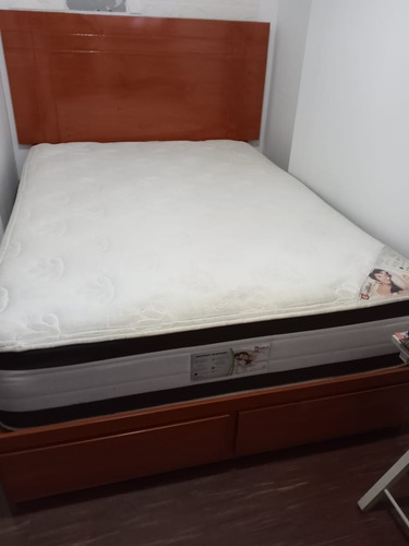 Cama De 2 Plazas Con Cajones Mas Colchon Hotelero Konfort