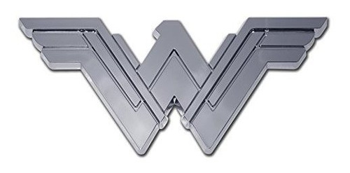 Emblema De Wonder Woman Cromado.