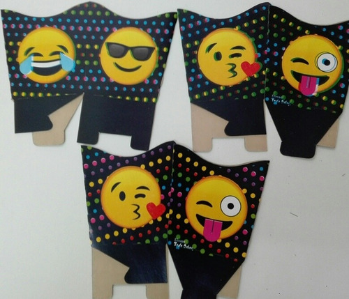 Cotillon Emoticones Emojis, 10 Chicos,mantel,servilletas