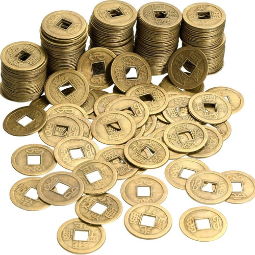 Monedas Feng Shui Atrae Suerte Chica Pack Por 10