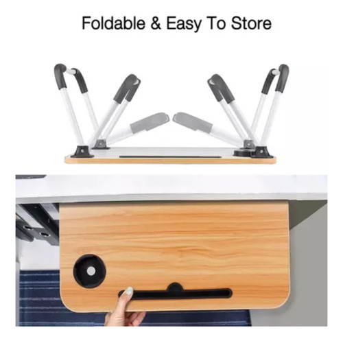Mesa Bandeja Plegable Desayuno Ideal Notebook Tablet P/ Cama