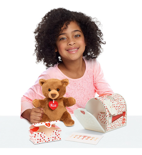Caja De Amor Trudi Peluche Oso 16 Cm Juguete Infantil 3 Años