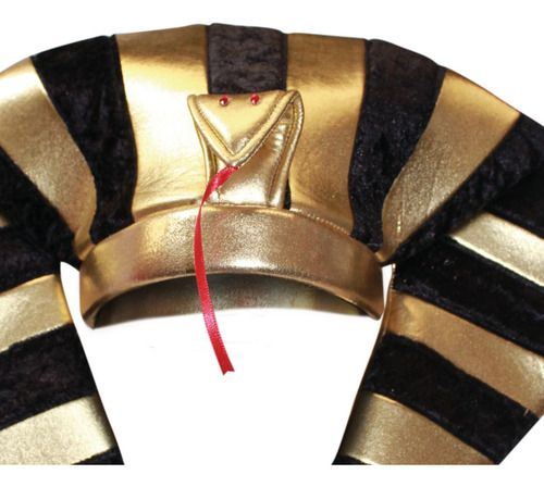 Sombrero Teatral Egipcio Faraón Disfraz Carnaval Halloween Color Dorado