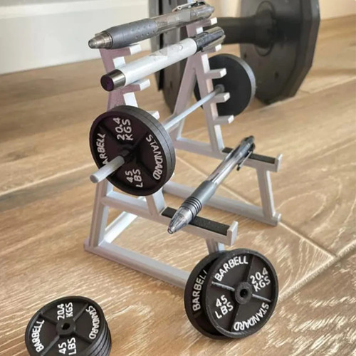 Soporte Para Sentadillas Con Bolígrafo Y Portalápices