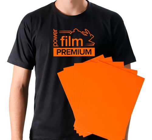 Power Film Premium - Laranja - A3 - 10 Folhas