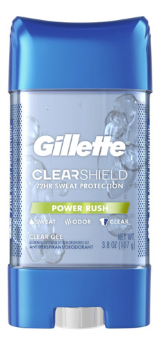 Gillette Desodorante Gel 107grs Original Importado Hombre