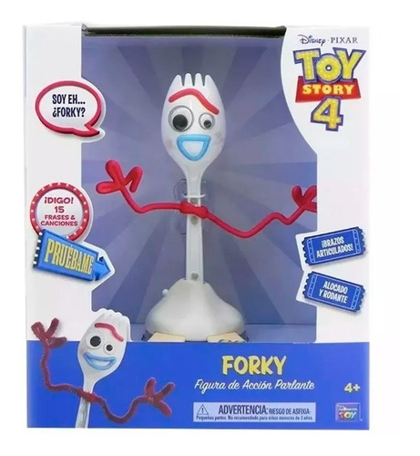 Toy Story 4 Muñeco Forky Cubierto Con 15 Frases Y Canciones