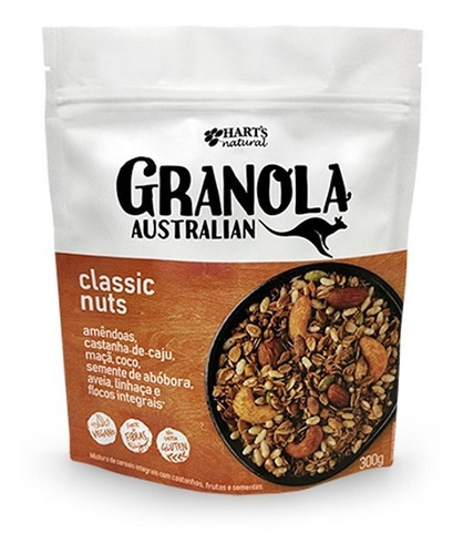 Granola Australia Classic Nuts Hart´s 300g