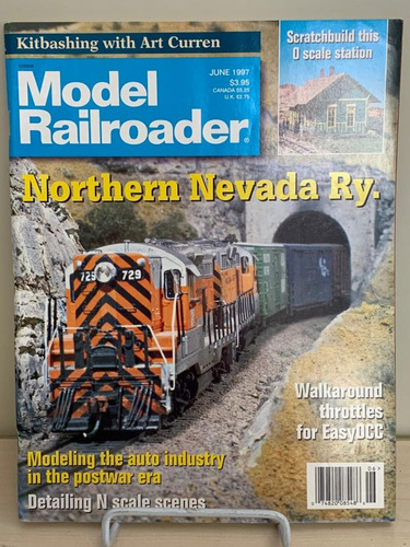 Revista Model Railroader Junho 1997