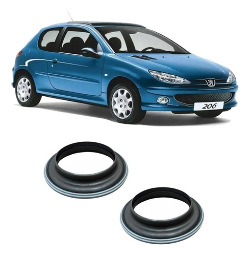 Par Rolamento Do Amortecedor Peugeot 206 1.0 12 13 14 15 16 