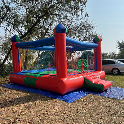 Castelinho Pula-pula 4x4m Castelo Inflável Premium Sem Motor