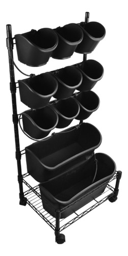 Huerto Vertical Ruedas Jardinera Maceteros Móvil Mib-hue01