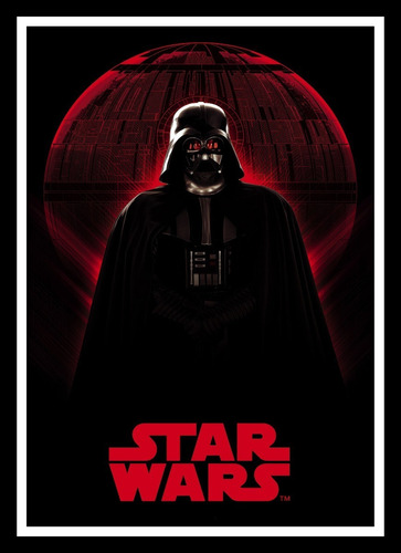 Star Wars Darth Vader Cuadro Enmarcado 45x30cm