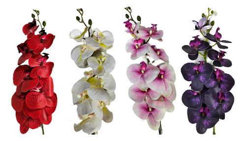 Vara De Orquidea Artificial Grande Tacto Natural 1 Metro
