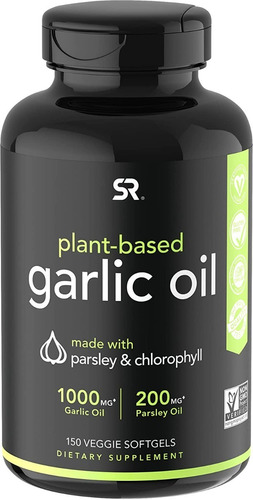 Sports Research Garlic Oil Aceite De Ajo Con Perejil X 150c