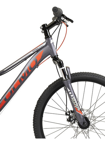 Bicicleta Olmo Wish 240 Rodado 24 Negro/gris Lh Color Negro Tamaño Del Cuadro 14