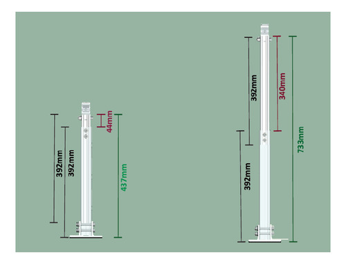 Suporte Inclinação Ajustável Para Laje - Belenergy