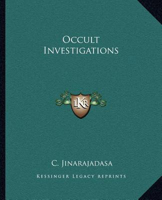 Libro Occult Investigations - Jinarajadasa, C.