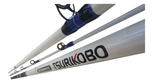 Imagen 3 de 4 de Caña Tsurikobo 4.20 Mts 3 Tramos Rotativo Modelo 100-300 Grs