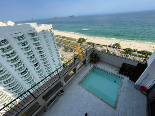Imagem 1 de 29 de Avenida Lúcio Costa - Barramares - Excelente Apartamento Com Vista Mar Em Todos Os Cômodos , Sol Da Manhã - Sqa2081d - 69325938