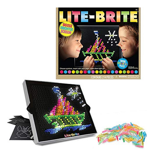 Basic Fun Litebrite Ultimate Classic Retro Vintage Color Negro