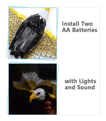 Juguete Interactivo Simulado Para Pájaros Y Gatos Flying Eag