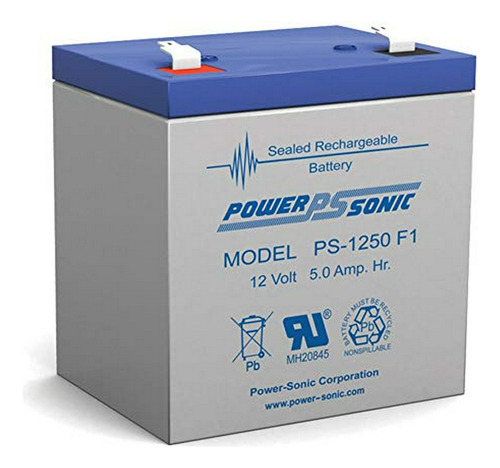 Batería 12v 5ah Powersonic Para Alarma Hogar Ub1250 D5741.