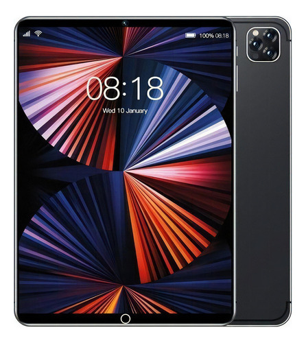 Tableta Inteligente Android de 512 Gb De 10 pulgadas Genérica modelo 11pro12+512 color negro