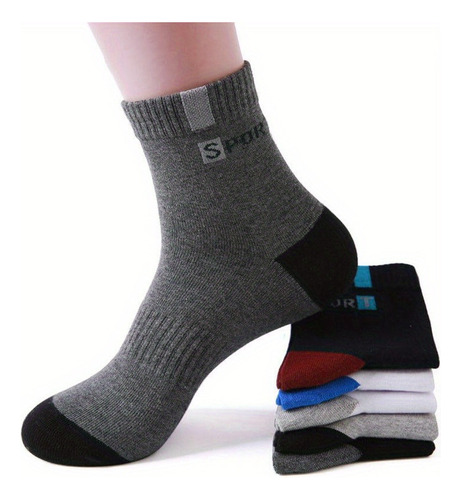 Ba 10 Pares Calcetas Hombre Deportivas Tobilleras Delgadas