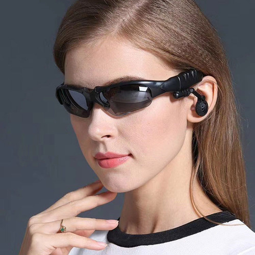 . Óculos De Sol Com Fone De Ouvido Bluetooth Para Ciclistas