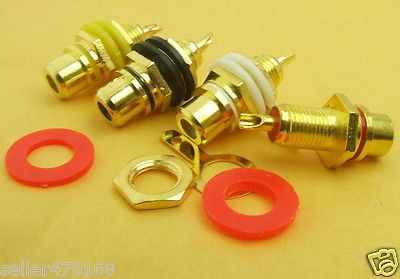 80pcs Color 4 Tomas Rca Binding Post Para Tv Cctv Video Audi