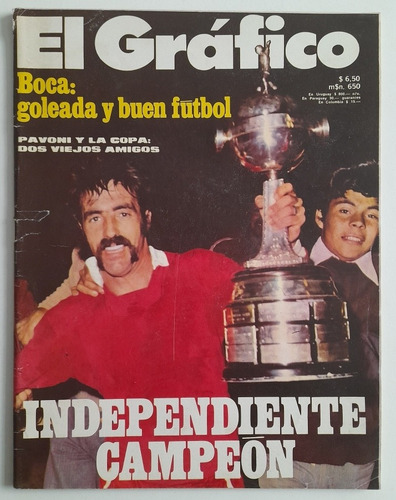 El Grafico Nº 2872 - Independiente Campeon De America 74!!