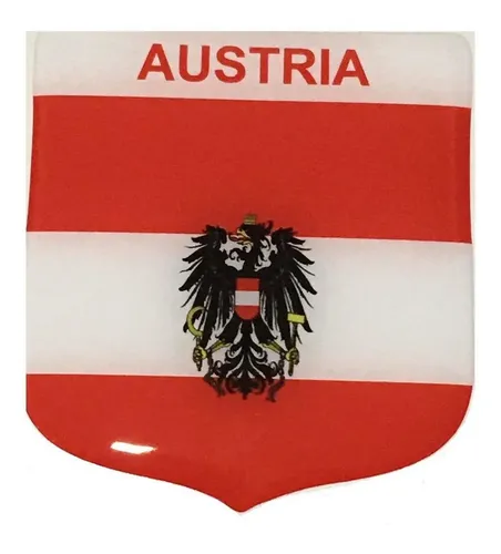 Adesivo Ovale Codice Paese Austria 'A' – Vinile Glossato Per Auto E Camion